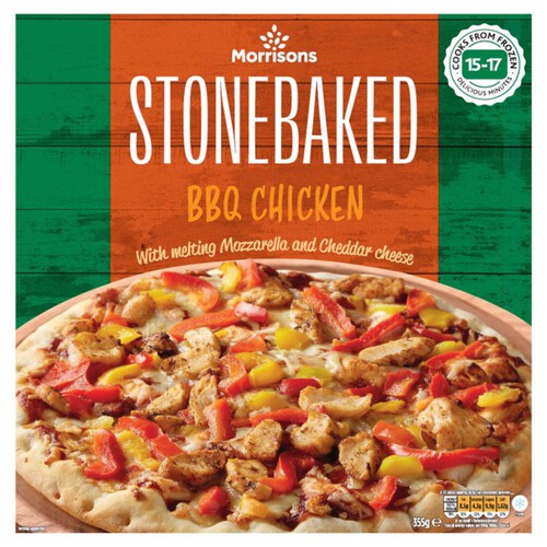 Morrisons Stonebaked BBQ Chicken Pizza