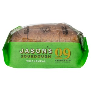 Jason's Sourdough Wholemeal Ciabattin Bread580g