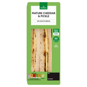 Morrisons Mature Cheese & Pickle Sandwich