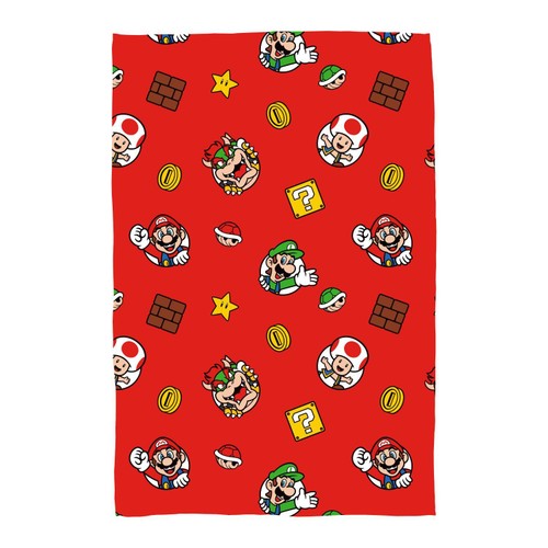 Nintendo Here We Go Again Fleece Blanket