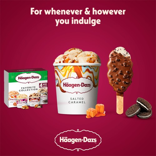 Haagen-Dazs Indulgence Collection Minicup Ice Creams