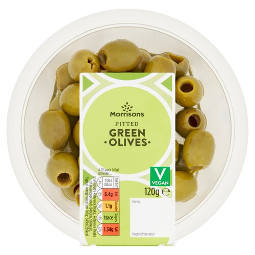 Morrisons Pitted Green Olives