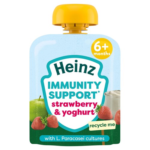 Heinz Baby Pouch Stage Immune Strawberry And Yogurt