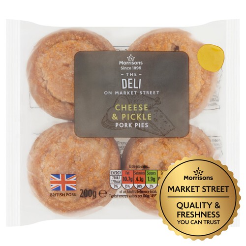 Market Street Deli Cheese & Pickle Mini Pork Pies