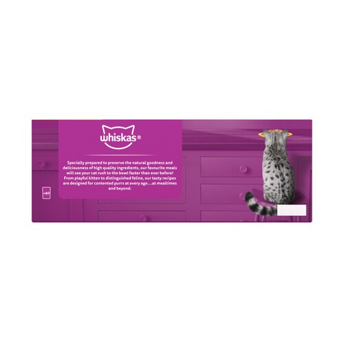 Whiskas Senior 7+ Poultry Feasts Pouches in Jelly