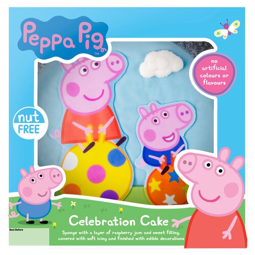 Peppa Pig Round Celebration Cake