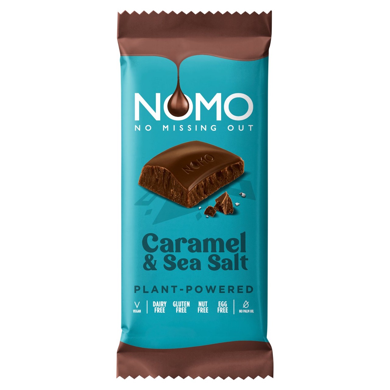 Nomo Caramel And Sea Salt Bar 75g