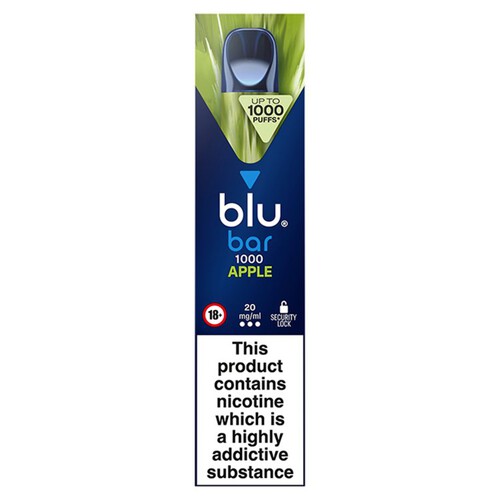 Blu Bar 1000 Apple 20mg