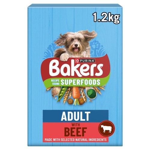 Bakers Dry Dog Food Beef & Veg