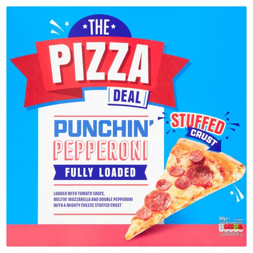 Morrisons The Pizza Deal Stuffed Crust Double Pepperoni 