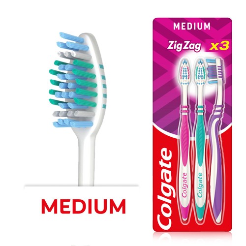 Colgate Zigzag Medium Toothbrushes 