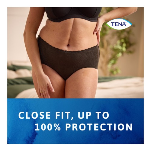 Tena Silhouette Incontinence Pants Black L