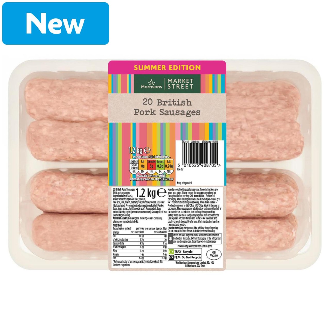 Butchers Selection Pork Sausages 1.2KG