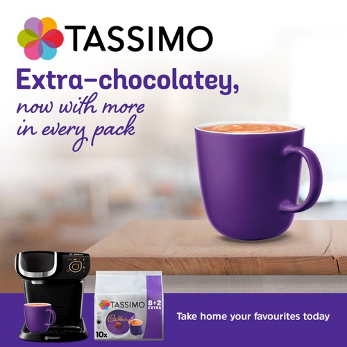 Tassimo Cadbury Hot Chocolate 10 Cups