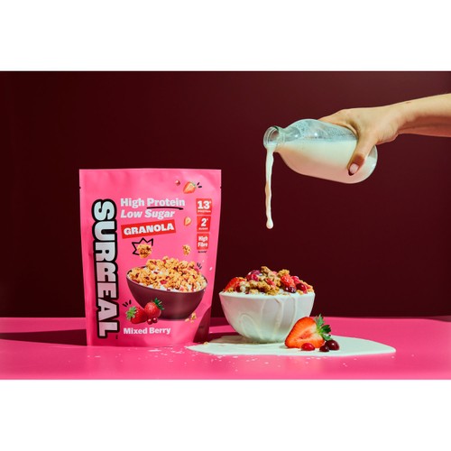 Surreal High Protein Low Sugar Mixed Berry Granola 300g