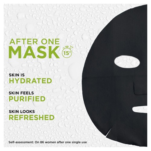 Garnier Skin Active Pure Charcoal Black Tissue Mask