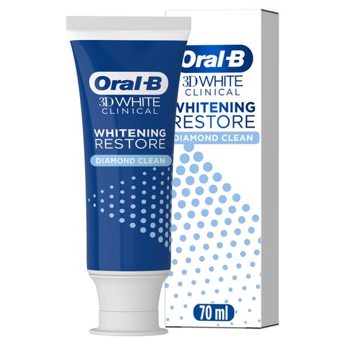 Oral-B 3D White Clinical Whitening Restore Diamond Clean Toothpaste 