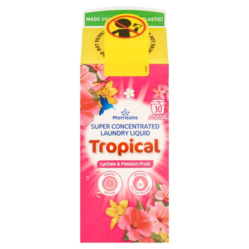 Morrisons Tropical Lychee & Passion Super Concentrated Liquid