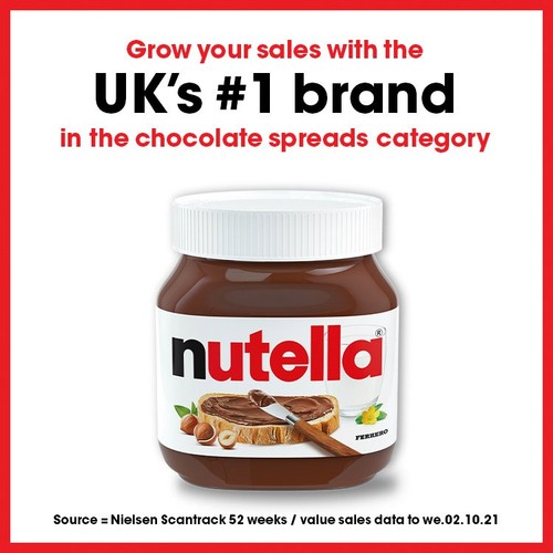 Nutella Chocolate & Hazelnut Spread   1kg