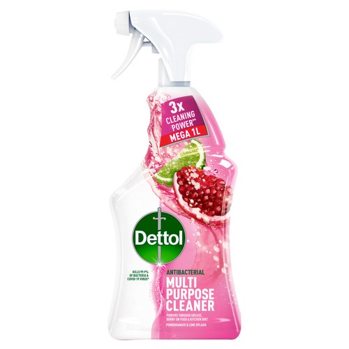 Dettol antibacterial disinfectant multi surface spray pomegranate