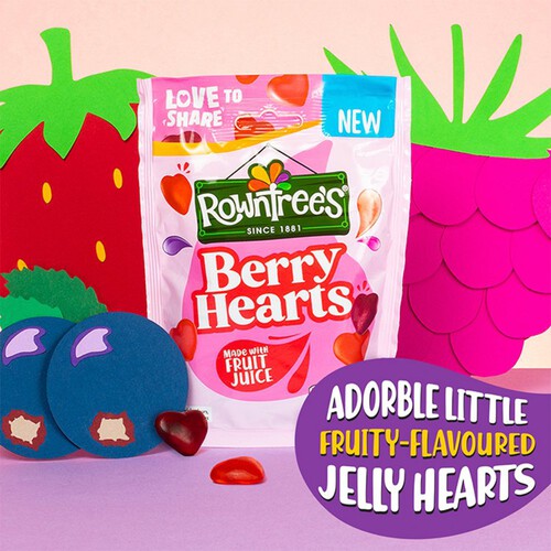 Rowntree's Berry Hearts Sweets Sharing Bag