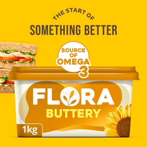 Flora Buttery Spread With Natural Ingredients