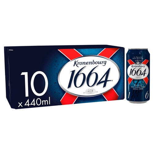 Kronenbourg 1664 Lager Beer Cans