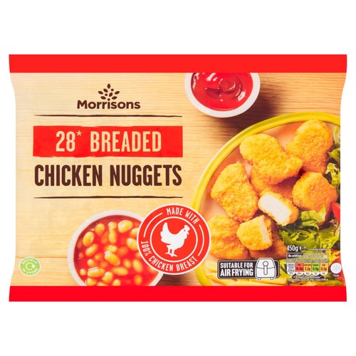 Morrisons breaded chicken nuggets