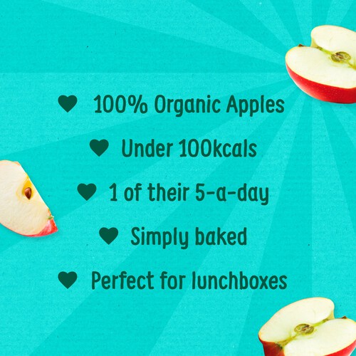 Organix Kids Wavy Apple Snackers 15g