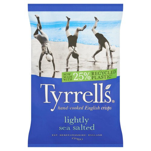 Tyrrells Lightly Sea Salted  Sharing Crisps 