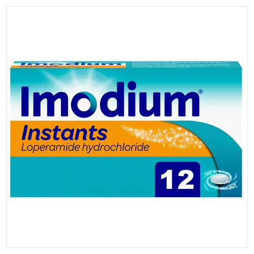 Imodium Instants Loperamide Hydrochloride 