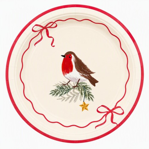 Nutmeg Robin Plates