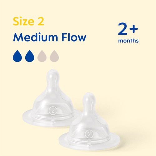 MAM Teat Size 2 Medium Flow 2pk