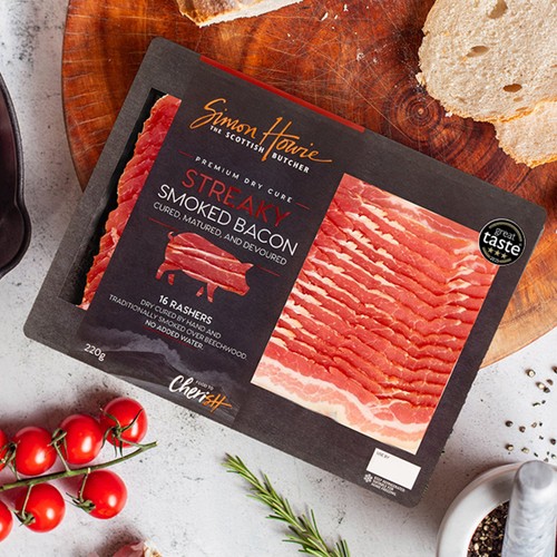 Simon Howie Dry Cure Smoked Streaky Bacon