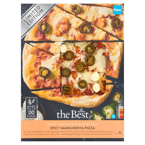 Morrisons The Best Spicy Margherita Limited Edition Pizza 453g
