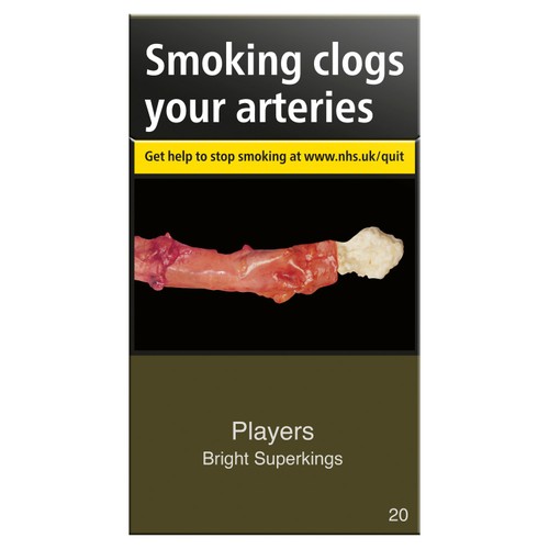 Players Bright Superkings Cigarettes