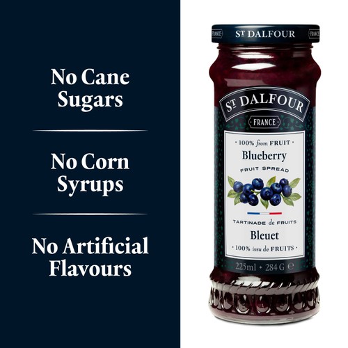 St Dalfour Blueberry Jam 284g