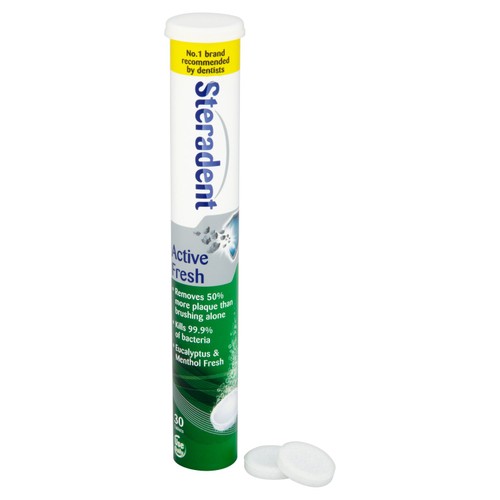 Steradent active fresh tablets
