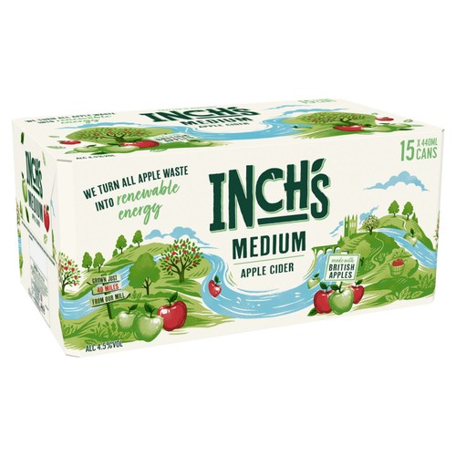 Inch's Medium Apple Cider 15 x 440ml