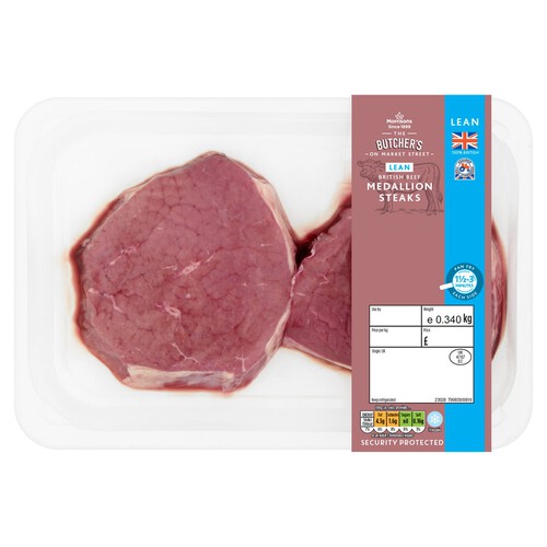 Morrisons Lean British Beef Medallions 