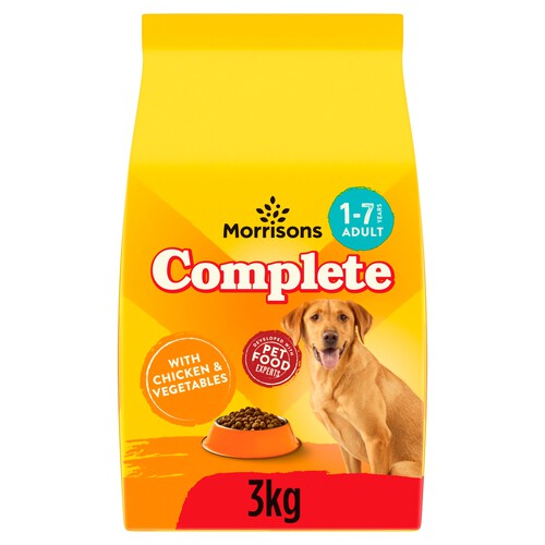 Morrisons Complete Dog Food Chicken Veg & Rice