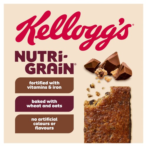 Kellogg's Nutri-Grain Bakes Chocolate Snack Bars 4x180g