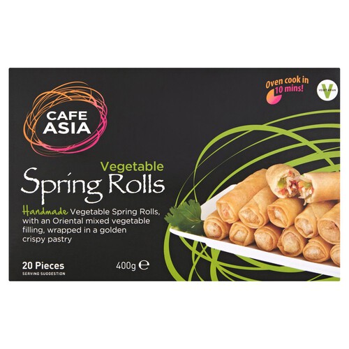 Cafe Asia Vegetable Spring Rolls 