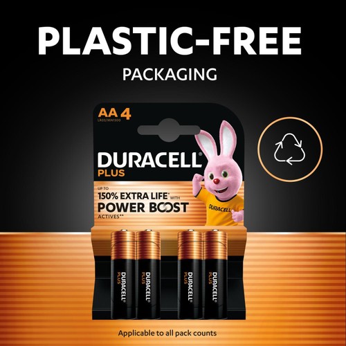 Duracell Plus PBA AA Batteries 