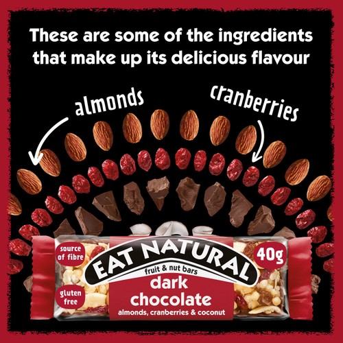 Eat Natural Cranberry Almond & Dark Chocolate 3Pk