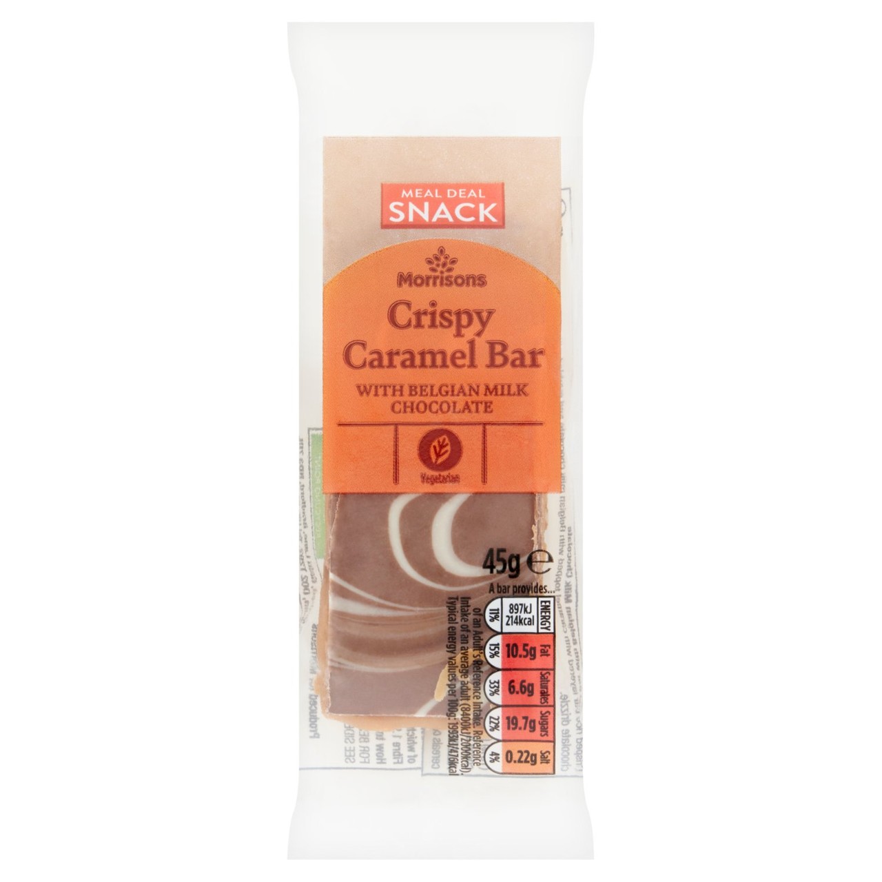 Morrisons Caramel Crispy With Belgian Milk Chocolate