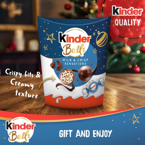 Kinder Balls Milk & Crisp Sensations  90g