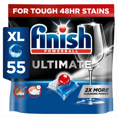 Finish Ultimate All In One Regular Dishwasher Tablets 