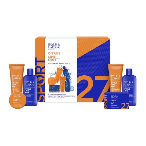 Baylis & Harding Citrus, Lime & Mint Men's Shower & Prep Gift Set