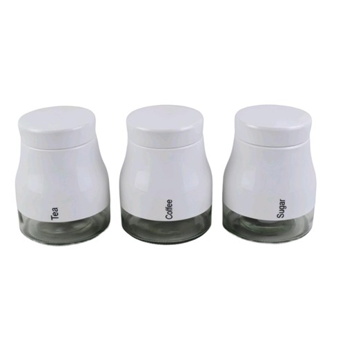 Morrisons 3 Set Of Canisters